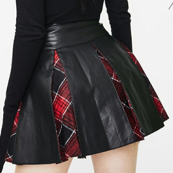 ☆LAST DAY☆ Multi-Piece Stitching Half Skirt - Picture 3 of 7